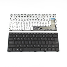  Клавиатура за лаптоп Lenovo IdeaPad 110-14ISK Black Frame Black Type 2 / Черна с Черна Рамка 795115 60125068 на топ цена - PIC.bg