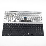<span>Клавиатура за лаптоп</span> Клавиатура за лаптоп Samsung NP500R5H NP500R5K NP500R5L Black Without Frame US / Черна Без Рамка (Малък Ентър)  - 