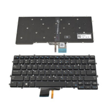  Клавиатура за лаптоп Dell Latitude 7370 E7370 Black Without Frame US With Backlit / Черна Без Рамка (Малък Ентър) с Подсветка 795223 60109028 на топ цена - PIC.bg
