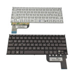 <span>Клавиатура за лаптоп</span> Клавиатура за лаптоп Asus Zenbook UX21A Кафява Без Рамка (Малък Ентър) / Brown Without Frame US  - 