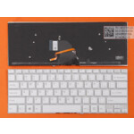 <span>Клавиатура за лаптоп</span> Клавиатура за лаптоп Sony Vaio SVF 14 Бяла Без Рамка (Малък Ентър) с Подсветка / White Without Frame US With Backlit  - 