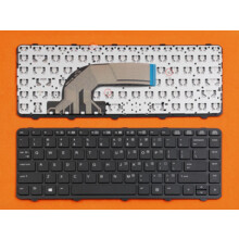  Клавиатура за лаптоп HP ProBook 440 G0 440 G1 445 G1 440 G2 445 G2 430 G2 Черна с Черна Рамка / Black Frame Black 795357 60120050 на топ цена - PIC.bg