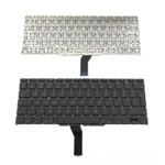 <span>Клавиатура за лаптоп</span> Клавиатура за лаптоп Apple MacBook Air A1370 / A1465 11.6" (F12 - EJECT) 2010 Черна Без Рамка (Голям Ентър) / Black Without Frame UK  - 