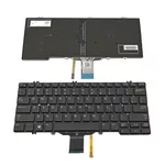 <span>Клавиатура за лаптоп</span> Клавиатура за лаптоп Dell Latitude 5280 5289 5290 7280 7380 13 7380 E7380 Черна Без Рамка (Малък Ентър) с Подсветка / Black Whithout Frame US With Backlit  - 