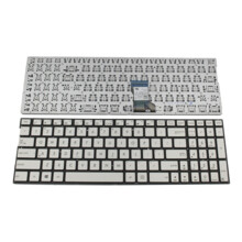  Клавиатура за лаптоп Asus Q502 Q552 N592 Q503UA Q504UA Q553UB N452 Сребриста Без Рамка (Малък Ентър) / Silver Without Frame US 795425 60106139 на топ цена - PIC.bg