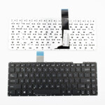 <span>Клавиатура за лаптоп</span> Клавиатура за лаптоп Asus X450 Черна Без Рамка (Малък Ентър) / Black Without Frame US  - 