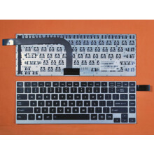  Клавиатура за лаптоп Toshiba U900W W30-A W35DT W35D Черна със Сива Рамка / Silver Frame Black US/UK 795486 60135113 на топ цена - PIC.bg