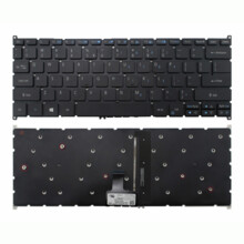  Клавиатура за лаптоп Acer Aspire R14 R5-471T R5-431T R7-372T Черна Без Рамка с Подсветка / Black Without Frame With Backlit 795576 60101067 на топ цена - PIC.bg