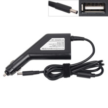  DC Car Adapter / Зарядно за кола (автомобил) Dell 19.5V 45W 2.31A (4.5x3.0x0.7) (Desk Type) + USB Charger 795822 50107016B_C на топ цена - PIC.bg