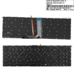 <span>Клавиатура за лаптоп</span> Клавиатура за лаптоп MSI GS60 GS70 GE62VR GE72 GP62VR GT62VR GT73VR GS73VR Черна Без Рамка с Подсветка / Black Without Frame With Full Colorful Backlit (RGB) US/UK  - 