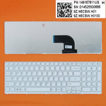  Клавиатура за лаптоп Sony Vaio SVE17 White Frame White US/UK Type 2 795984 60134041_2 на топ цена - PIC.bg