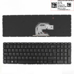 <span>Клавиатура за лаптоп</span> Клавиатура за лаптоп HP HP ProBook 450 G6 455 G6 450 G7 Black Without Frame UK / Черна Без Рамка (Голям Ентър) С Кирилица  - 