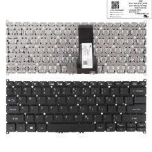  Клавиатура за лаптоп Acer Swift 3 SF314-54 SF314-54G SF314-54G-52L8 SF314-56G Черна Без Рамка / Black Without Frame US/UK 796151 60101083 на топ цена - PIC.bg