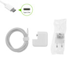 <span>Зарядно</span> Зарядно за лаптоп (Laptop AC Adapter) Apple Macbook 20V 1.5A / 15V 2A / 9V 3A / 5V 3A 30W TYPE-C Заместител / Replacement Високо Качество A+  - 
