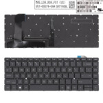 <span>Клавиатура за лаптоп</span> Клавиатура за лаптоп HP Zbook Studio G7 Black Without Frame With Backlit / Черна Без Рамка С Подсветка С Малък Ентър US  - 