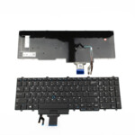 <span>Клавиатура за лаптоп</span> Клавиатура за лаптоп Dell Latitude E5550 E5570 Precision 3510 7510 Черна Без Рамка  - 