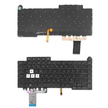  Клавиатура за лаптоп Asus ROG Strix G15 G513 G513Q G513QY G513QM G533 Черна Без Рамка с Малък Ентър, С RGB Подсветка (Вариант 1) 796458 60106237_1BL на топ цена - PIC.bg