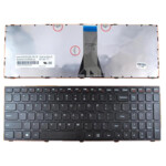 <span>Клавиатура за лаптоп</span> Клавиатура за лаптоп Lenovo IdeaPad B50-30 G50-30 G50-70 Черна с черна рамка / Black Frame Black  - 