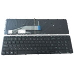 <span>Клавиатура за лаптоп</span> Клавиатура за лаптоп HP ProBook 450 G3 455 G3 470 G3 650 G2 655 G2 450 G4 455 G4 Black Frame Black (Черна с Черна Рамка) с Подсветка (With Backlit)  - 