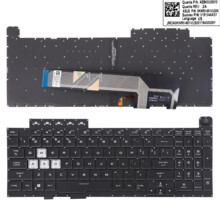  Клавиатура за лаптоп Asus TUF Gaming F15 FX506 FA506 FA506Q FX506L FA506U FX706L FX706HM Черна Без Рамка с Малък Ентър 798754 60106214_1BL на топ цена - PIC.bg