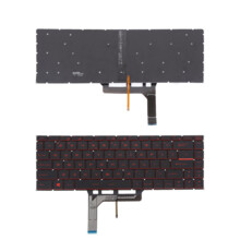  Клавиатура за лаптоп MSI GS65 GF63 GF63 8RC GF63 8RD GF63 Черна Без Рамка с Червена Подсветка / Black Without Frame With Red Backlit Оригинална / Original 798757 60128021_BL на топ цена - PIC.bg