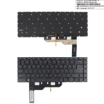 <span>Клавиатура за лаптоп</span> Клавиатура за лаптоп MSI GE66 GS66  Сива Без Рамка с Подсветка / Gray Without Frame With Backlit US / UK   - 