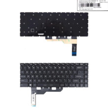  Клавиатура за лаптоп MSI GE66 GS66 GP66  Сива Без Рамка с RGB Подсветка 798799 60128019_BL(RGB) на топ цена - PIC.bg