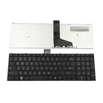 <span>Клавиатура за лаптоп</span> Клавиатура за лаптоп Toshiba Satellite C50 C55 C55D Черна / Black с Кирилица  - 
