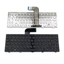  Клавиатура за лаптоп Dell Inspiron N5040 N5050 M5040 N311z N411z N4110 3420 5425 5520 Черна с Черна Рамка с Кирилица / Black Frame Black 800932 60108030-BG на топ цена - PIC.bg