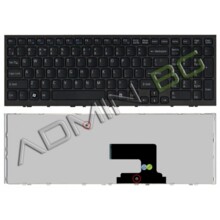  Клавиатура за лаптоп Sony Vaio VPC-EE VPC EE Black Frame Black с Кирилица 803408 60132037-BG на топ цена - PIC.bg