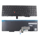 <span>Клавиатура за лаптоп</span> Клавиатура за лаптоп Lenovo ThinkPad E531 E540 T540 T540p T560 W540 Черна с Черна Рамка  - 