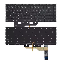  Клавиатура за лаптоп MSI Modern 15 A10 A10M A10R  - Черна Без Рамка с Подсветка 808354 60128025_BL на топ цена - PIC.bg