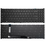 <span>Клавиатура за лаптоп</span> Клавиатура за лаптоп Acer Aspire A315-59G A515-57 A515-57G Черна Без Рамка с Подсветка  - 