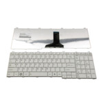 <span>Клавиатура за лаптоп</span> Клавиатура за лаптоп Toshiba Satellite C650 C655 C660 L650 L655 Бяла  - 