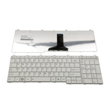  Клавиатура за лаптоп Toshiba Satellite C650 C655 C660 L650 L655 Бяла 814650 60135032 на топ цена - PIC.bg