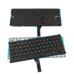 <span>Клавиатура за лаптоп</span> Клавиатура за лаптоп Apple MacBook Air A1369 / A1466 Black Backlit Without Frame UK / Черен Без Рамка с Подсветка (Голям Ентър) Version 1  - 