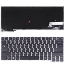  Клавиатура за лаптоп Fujitsu LifeBook E544 E733 E744 E746 E734 E743 E736 U745 E547 Черна със Сива Рамка  / Gray Frame Black  814682 60114024 на топ цена - PIC.bg