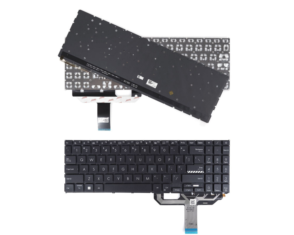 Клавиатура за лаптоп Клавиатура за лаптоп Asus VivoBook X1502 M1502 D1502 Черна Без Рамка с Малък Ентър