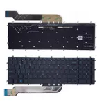 <span>Клавиатура за лаптоп</span> Клавиатура за лаптоп Dell Inspiron Gaming 15-7566 Черна Без Рамка с Подсветка - Сини Клавиши  - 