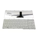 <span>Клавиатура за лаптоп</span> Клавиатура за лаптоп Toshiba Satellite C650 C655 C660 L650 L655 Бяла с Кирилица  - 