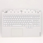 <span>Корпус за лаптоп</span> Горен корпус с клавиатура за Lenovo Legion 5-15ACH6H 5-15ACH6A Бял с Тъчпад с Кирилица  - 