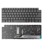 <span>Клавиатура за лаптоп</span> Клавиатура за лаптоп Dell Inspiron 5310 5410 5420 7415 7420 7425 2-in-1 Сива Без Рамка с Подсветка  - 