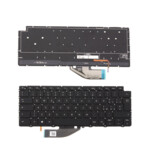 <span>Клавиатура за лаптоп</span> Клавиатура за лаптоп Dell XPS 13 7390 9310 P103G 2-in-1 Черна Без Рамка с Голям Ентер с Подсветка  - 
