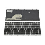 <span>Клавиатура за лаптоп</span> Клавиатура за лаптоп HP ProBook 430 G5 440 G5 445 G5 640 G5 Черна със Сребриста Рамка / Silver Frame Black С Кирилица  - 