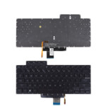 <span>Клавиатура за лаптоп</span> Клавиатура за лаптоп Asus ROG Flow X16 GV601 GV601R GV601RE Черна Без Рамка С Малък Ентър, с Подсветка  - 