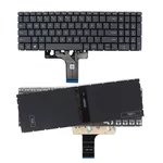 <span>Клавиатура за лаптоп</span> Клавиатура за лаптоп HP Pavilion 15-EG 15-EH Series Сива Без Рамка (Малък Ентър) с Подсветка  - 