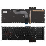 <span>Клавиатура за лаптоп</span> Клавиатура за лаптоп Acer Predator 17 G5-793 G9-791 Black Without Frame UK With Backlit / Черна Без Рамка с Подсветка (Голям Ентър)  - Оригинална  - 