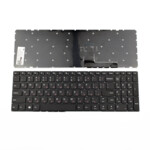 <span>Клавиатура за лаптоп</span> Клавиатура за лаптоп Lenovo Ideapad 310-15ISK 510-15ISK Черна Без Рамка / Black Without Frame US/UK - с Кирилица  - 