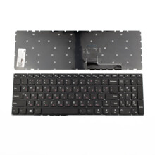  Клавиатура за лаптоп Lenovo Ideapad 310-15ISK 510-15ISK Черна Без Рамка / Black Without Frame US/UK - с Кирилица 873257 60125081-BG на топ цена - PIC.bg