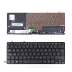 <span>Клавиатура за лаптоп</span> Клавиатура за лаптоп Asus ZenBook UX430 UX430U UX430UN UX430UA Черна Без Рамка С Голям Ентър, с Подсветка  - 